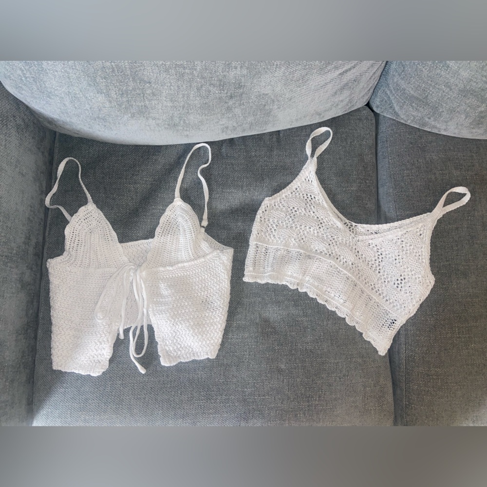 Two Shien Tops/Swimsuit Coverups